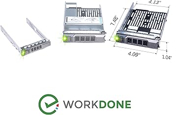 Amazon.co.jp: WORKDONE 2個パック - 3.5インチハードドライブキャディ