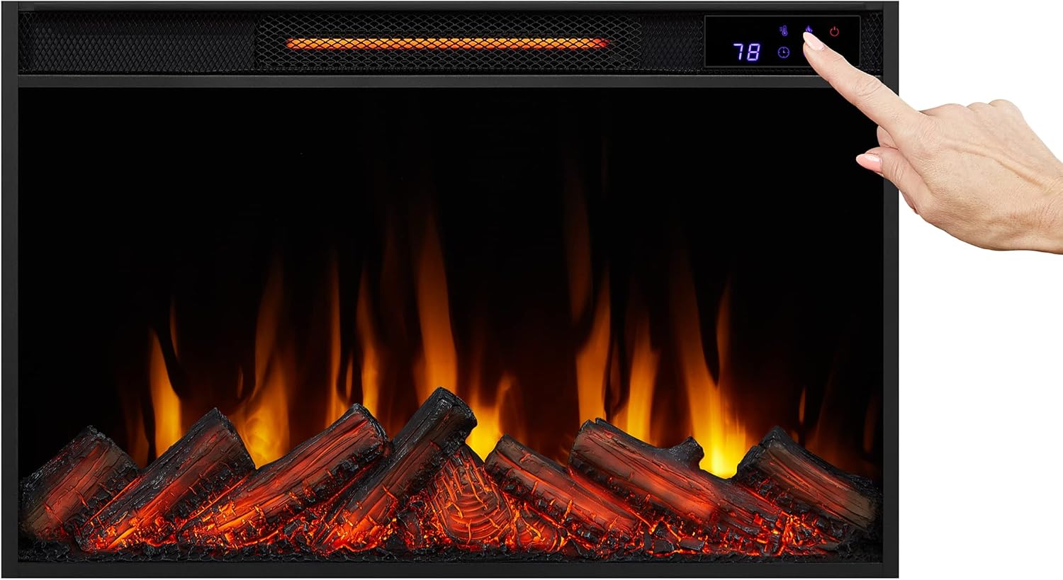 Real Flame 5092 Slim Electric Firebox