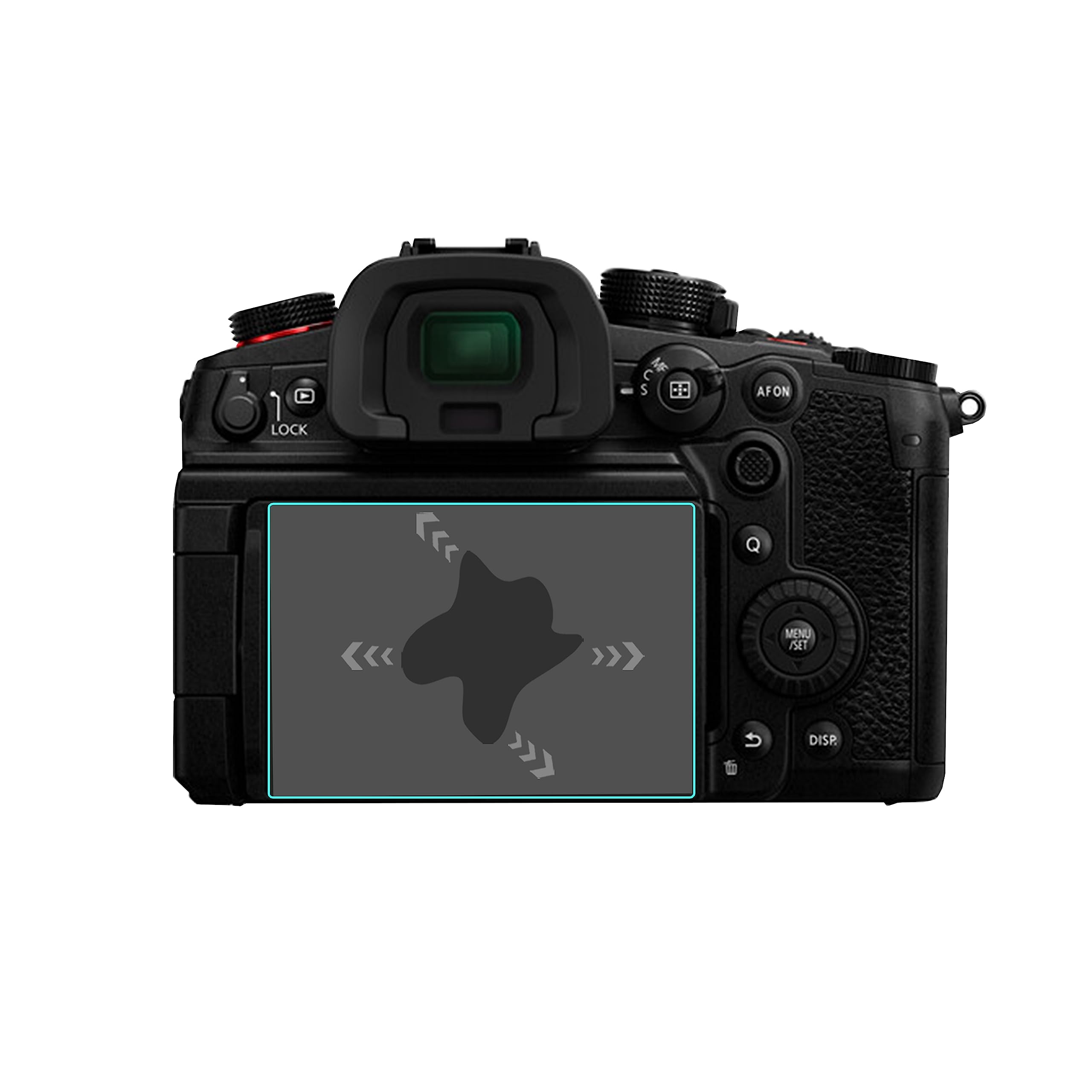 Mr.Shield Ochraniacz Ekranu do Panasonic Lumix S5II/S5IIX/S5，GX85/GX80/10II | Lumix GX8/LX15/LX10 Hartowane Szkło 3 Sztuki Odporny na Zarysowania HD Przejaśniać Hartowane szkło 9H