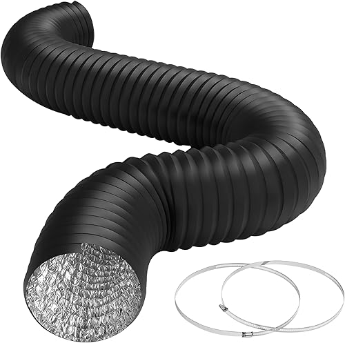 Vista 31 de iPower Manguera de ventilación flexible de 3 pulgadas y 8 pies de conducto de aluminio de 4 capas de protección para secadora para calefacción