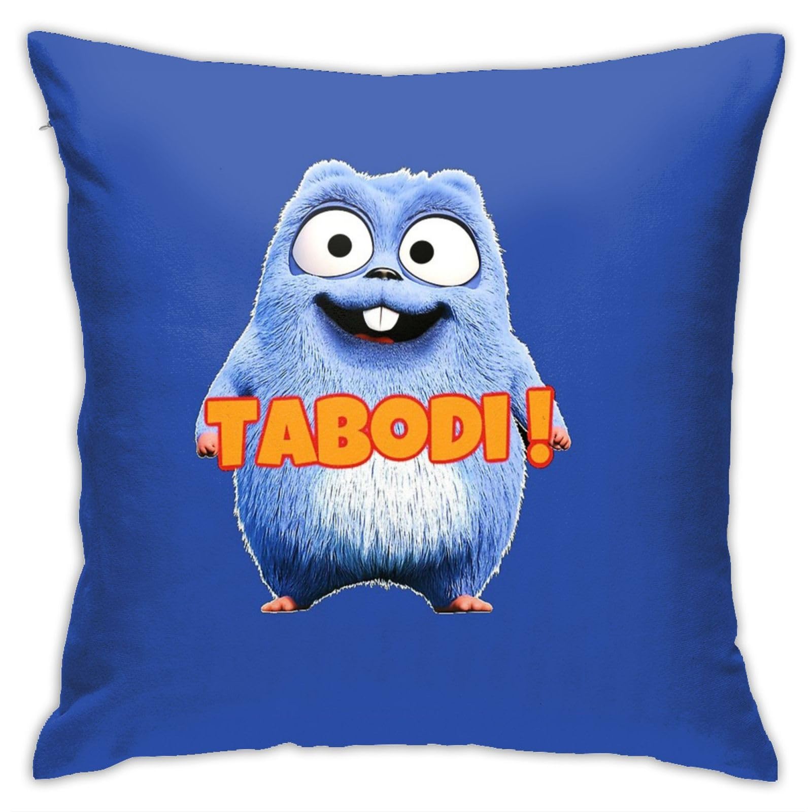 Pillowcase for Grizzly Bear and The Lemmings Tabodi Decor Throw Cushion Covers Decorative Zippered Pillowcase Protector, 18x18 Inch