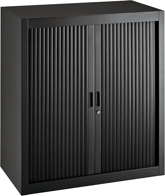 Armoire à Rideaux Démon table Économique 100x90 cm Noir - Corps Noir