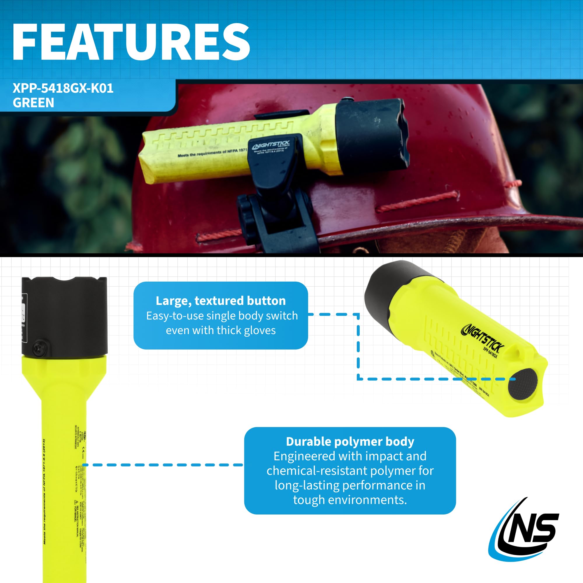 Nightstick XPP-5418GX-K01 Intrinsically Safe Flashlight Kit w