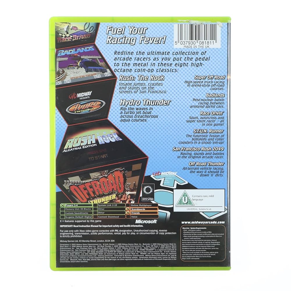 Midway Arcade Treasures 3【新品未開封・xbox北米版】 Midway Arcade Treasures 3 - Xbox Original | VideoGameX