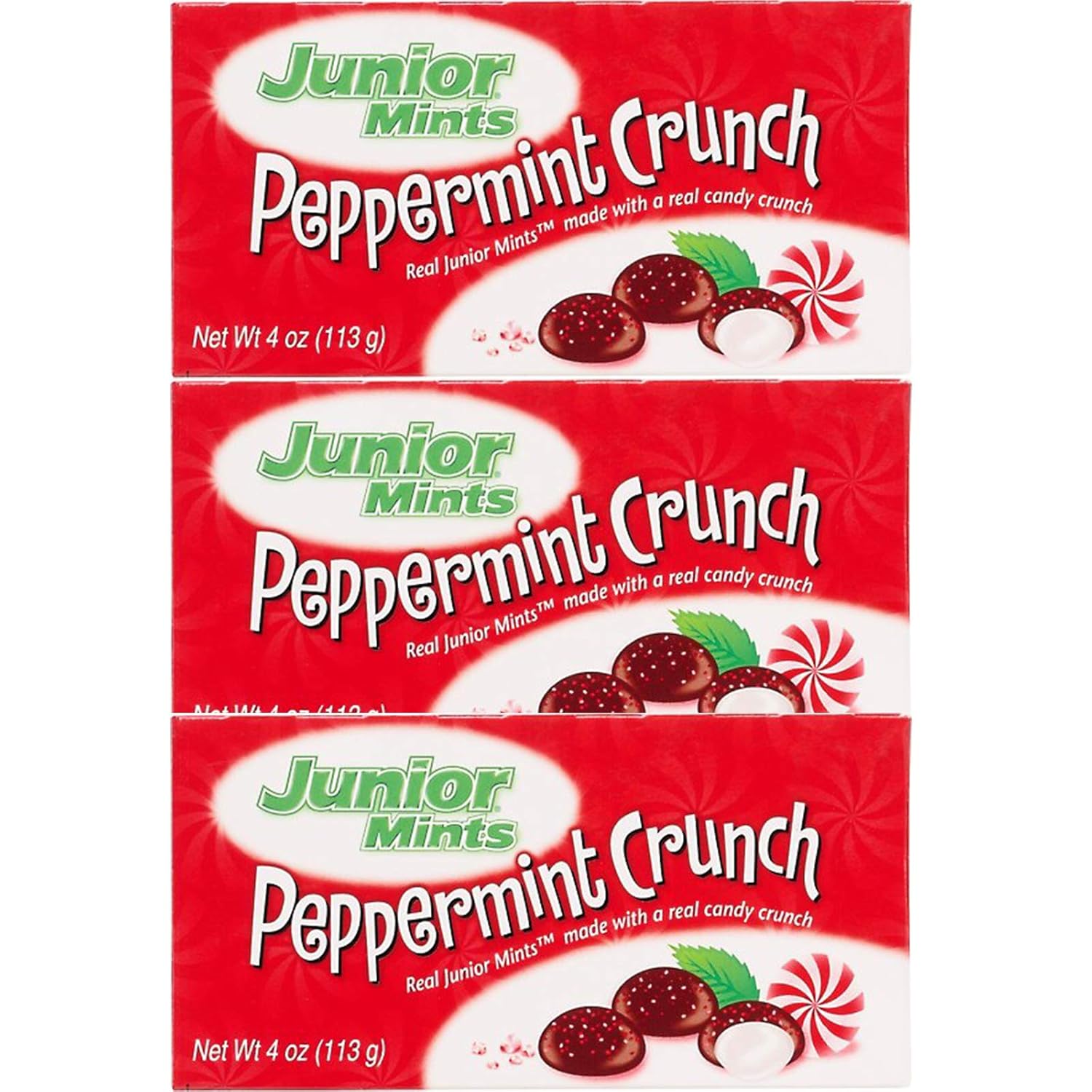 PEPPERMINT CRUNCH 3.5OZ by JUNIOR MINTS MfrPartNo 53965