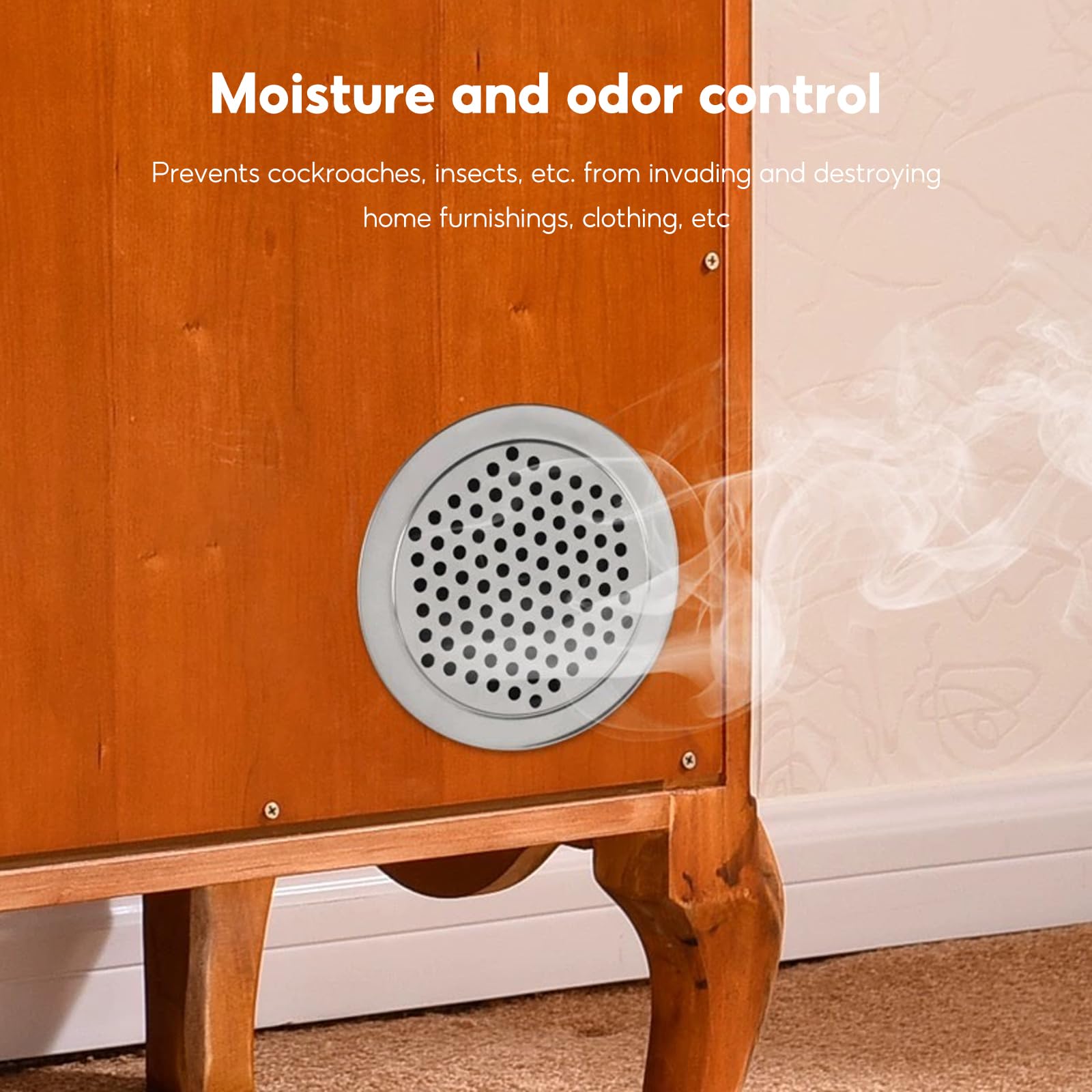 Stainless Steel Round Mesh Hole Air Vent Cover, 30 Pcs Stainless Steel Air Vent Hole - Image 3