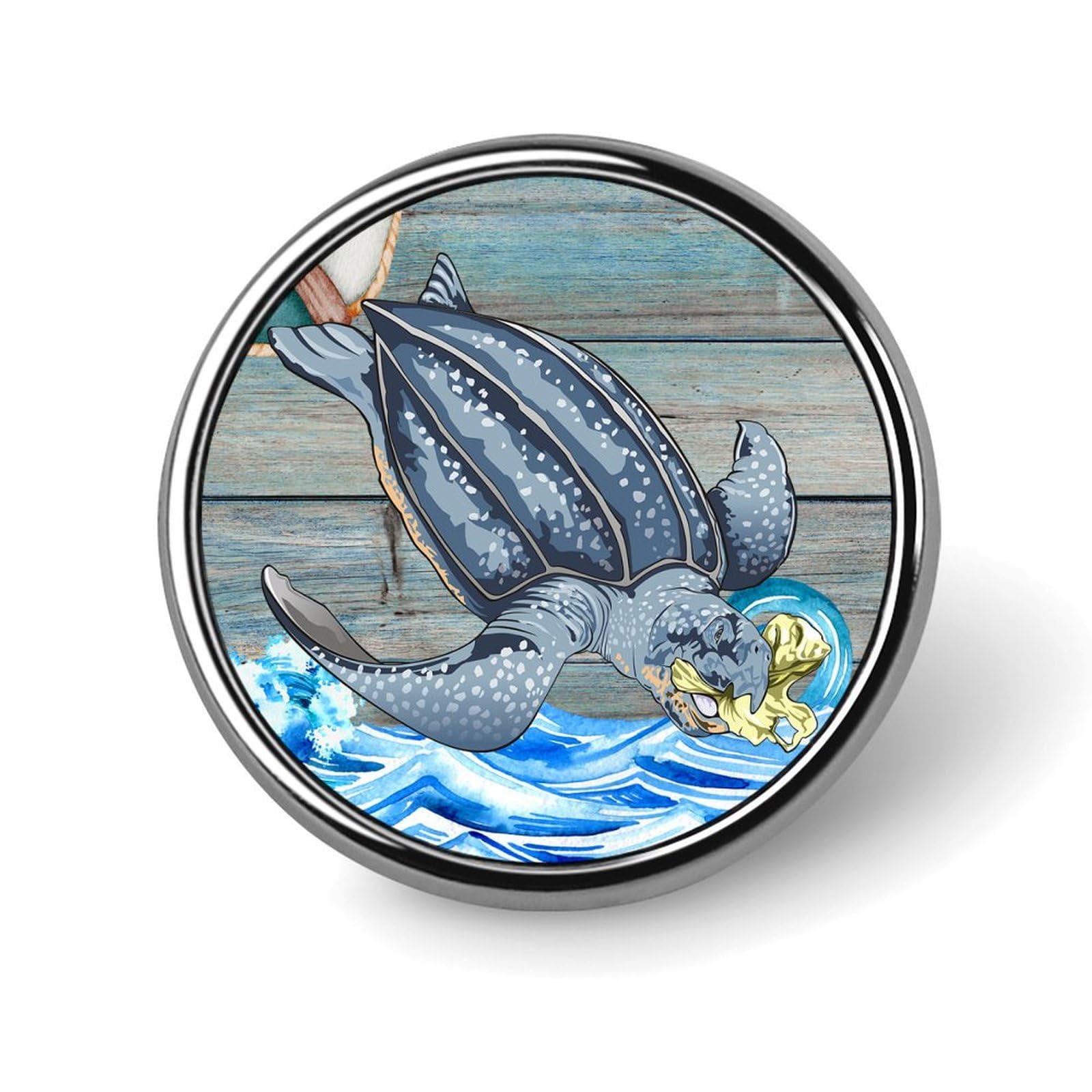 Anstecknadeln, Emaille, Delfin, Kompass, Pins für Rucksäcke, Ozean, Meer, Meer, Park, nautische Küste, Meereslebewesen, Pin-Set für Büchertaschen, Anstecknadeln, Dekor