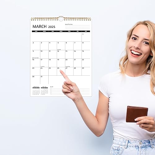 Miniatura 7 de Calendario de pared 2024-2025  Calendario de pared 2024-2025, calendario mensual de 18 meses, julio 2024 a diciembre 2025, 11.5 x 14.5 pulgadas,