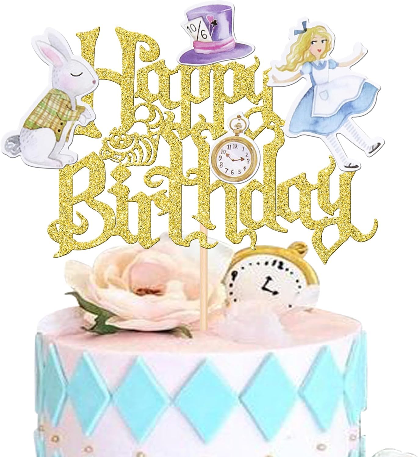 1 Stück 15th Geburtstag Tortendeko Alles Gute zum 15 Geburts