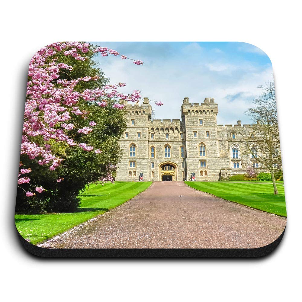 1 x Square MDF Fridge Magnet - Historic Windsor Castle England 16118