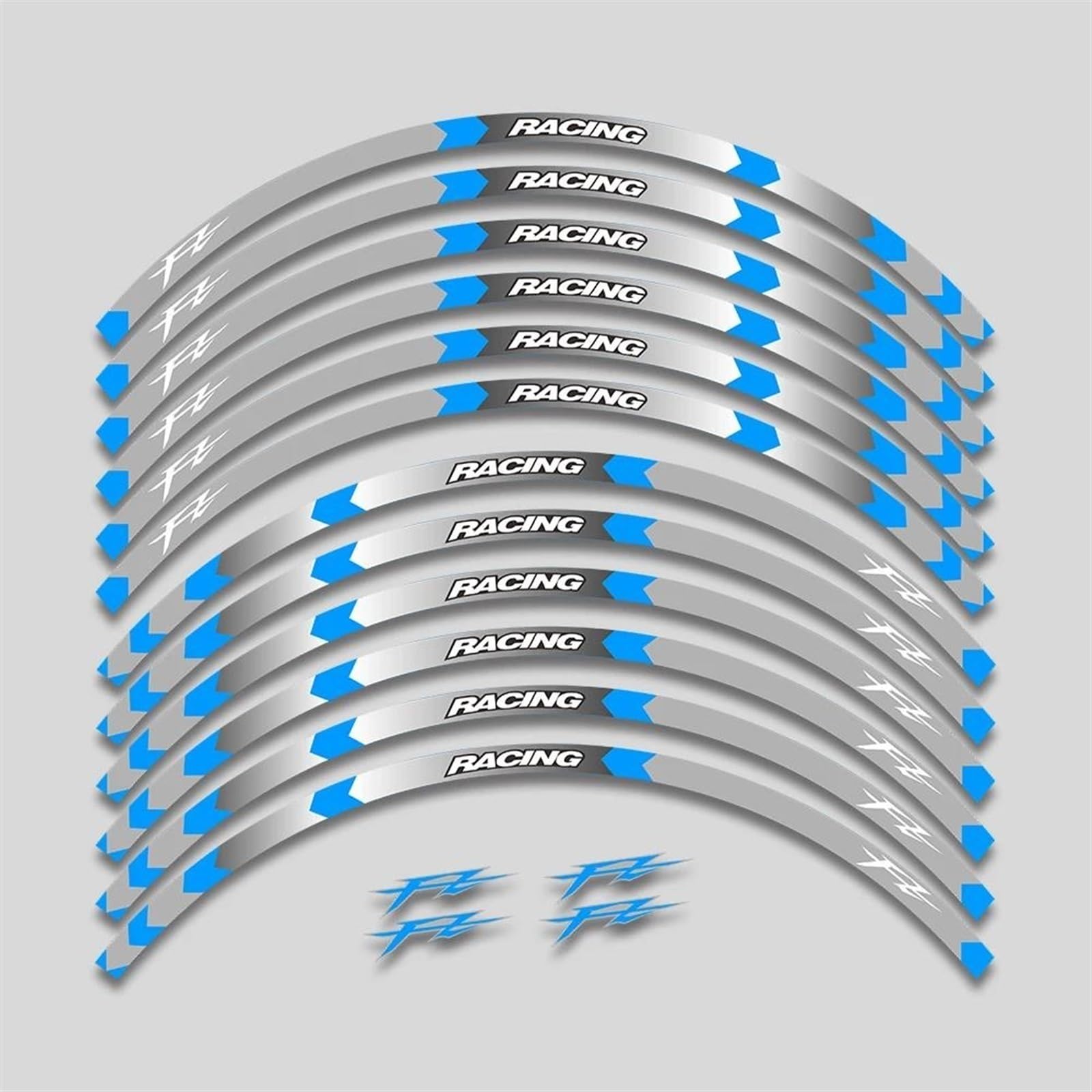 Stickers Motorcycle Wheel Stickers Reflective Decorative for FAZER FZ FZ1 FZ6 FZ07 FZ8 FZ09 FZ10 FZS1000(Style 6)