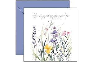 Old English Co. Sorry For Your Loss Sympathy Greeting Card