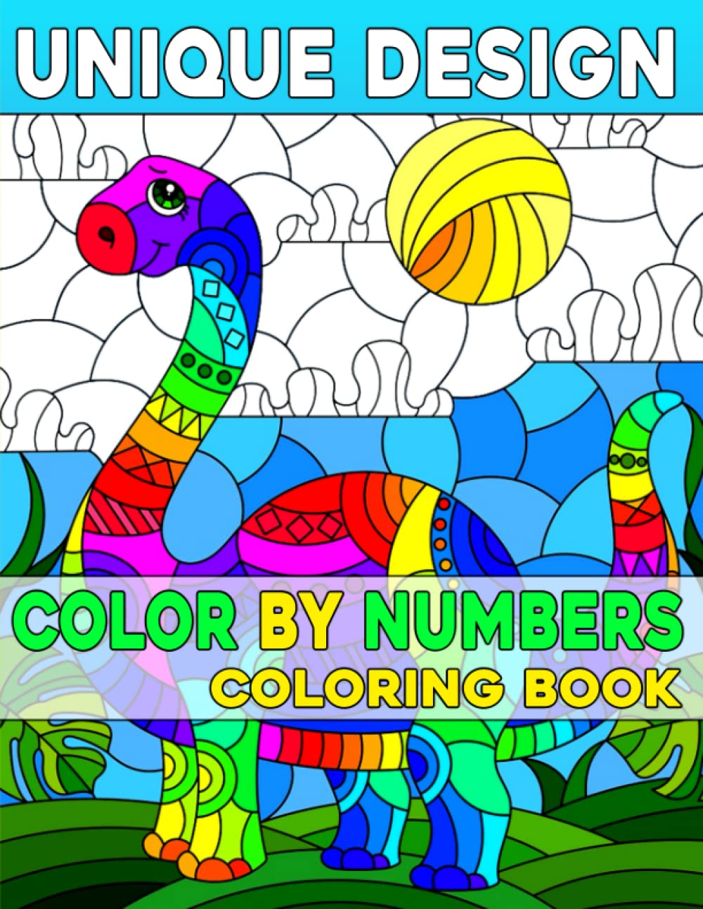 Unique Design Color By Numbers Coloring Book: Learn, Drawing and Art Skills (Creative Haven Color By Number Coloring Book) for All Ages