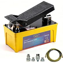 BESTOOL Air Hydraulic Pump - 10,000 PSI Hydraulic Pressure 1/2 Gal Reservoir Foot Pump Air Treadle Foot Actuated Hydraulic Pump Single Acting