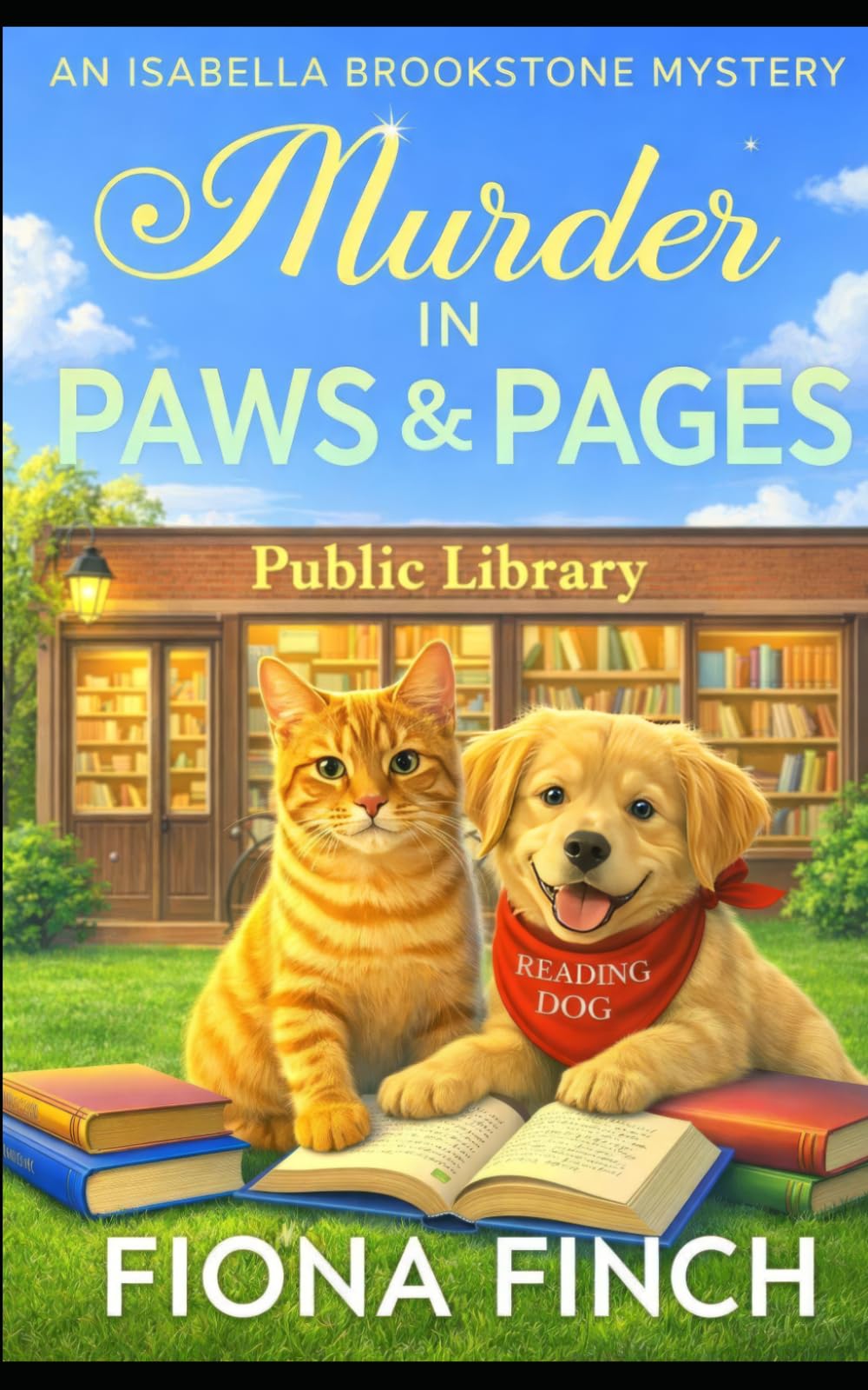 Murder in Paws & Pages: A Pawsitively Twisty Cozy Crime Murder Mystery (An Isabella Brookstone Mystery Series)