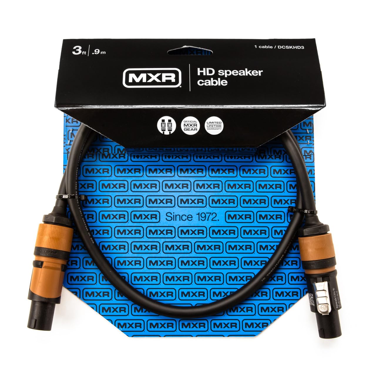 MXR DCSKHD3 Speakon HD kabel głośnikowy - 3 stopy (2 sztuki)