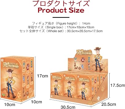 TOP TOY Disney Toy Story 30th Anniversary Series 1 Piece Gacha Gacha Blind Box Figure Sofubi PVC Premium Toy Birthday Present Woody Buzz for Character Collectors