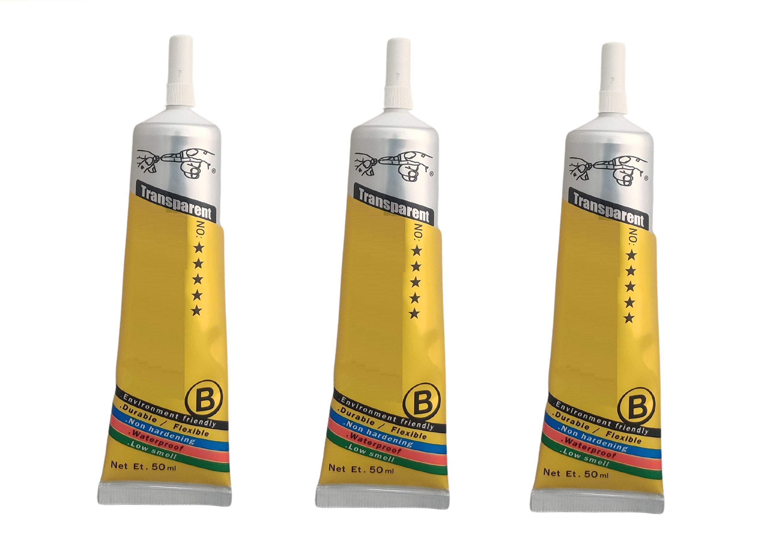 Pacificdeals Pack of Multipurpose Transparent Adhesive Glue Sealant Clear  Waterproof Washable Glue Compatible For School Kids Projects Jewellery