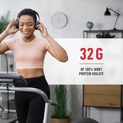 Miniatura 4 de Isopure Zero Carb - 12 botellas de proteína lista para beber aislado de proteína de suero helada de uva 16 onzas líquidas 12 botellas