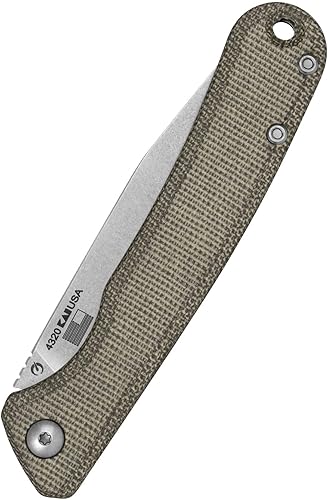 Miniatura 4 de Kershaw Federalist - Cuchillo de bolsillo plegable, carpeta manual con níquel para uñas, hoja de acero inoxidable CPM 154 de 3.25 pulgadas,