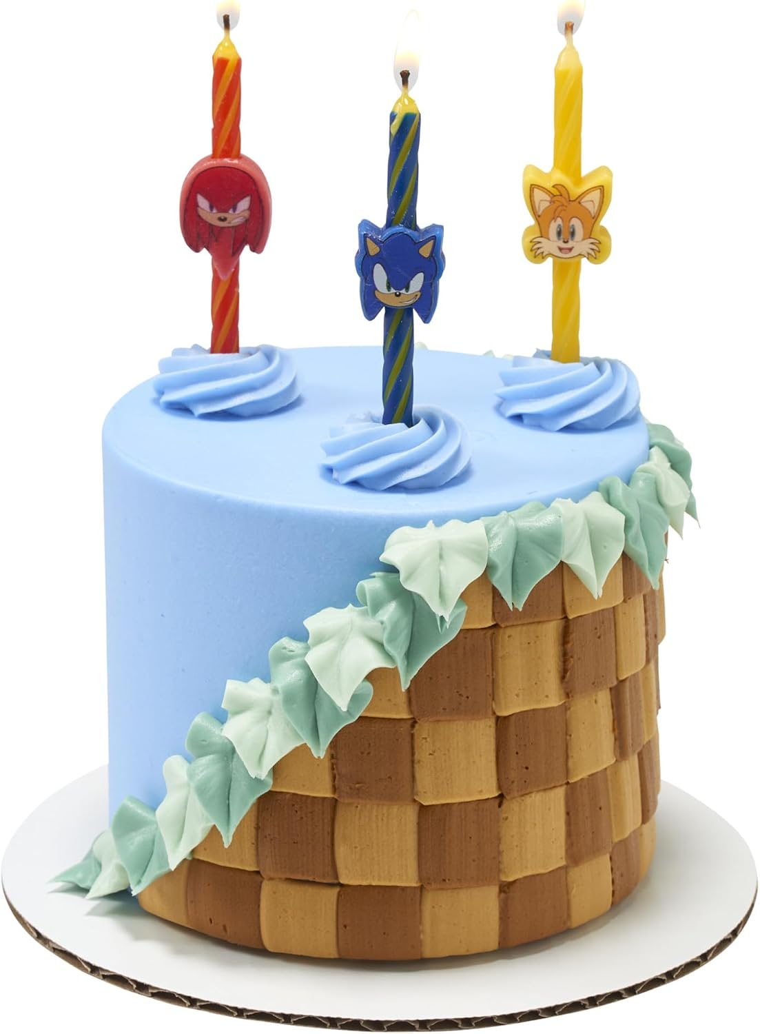Sonic the Hedgehog Birthday Candles | Cake Decoration Toppers | 6 Count