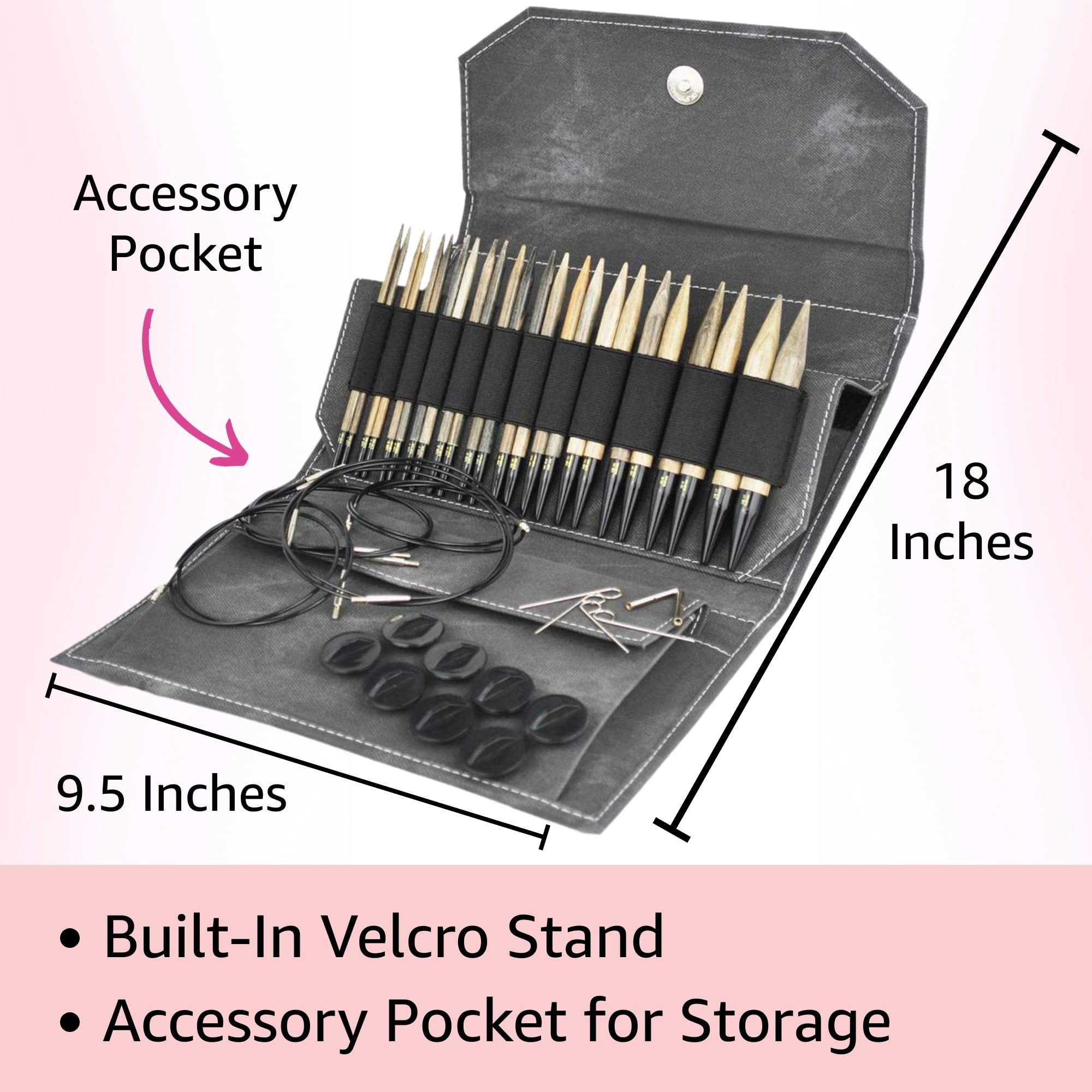 Amazon.com: Lykke Driftwood 5 in. Complete Set US 4, 5, 6, 7, 8, 9