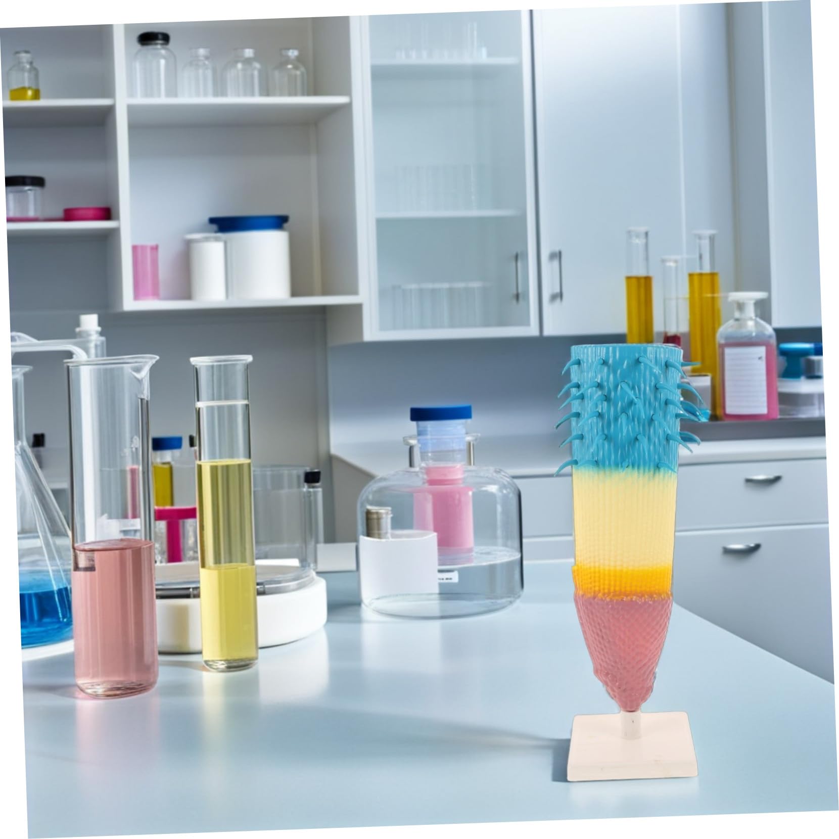 BESPORTBLE Radice Mais Realistico per Laboratori Biologia Sezione Longitudinale Anatomia Vegetale Strumento Didattico Resistente per Studenti e Insegnanti