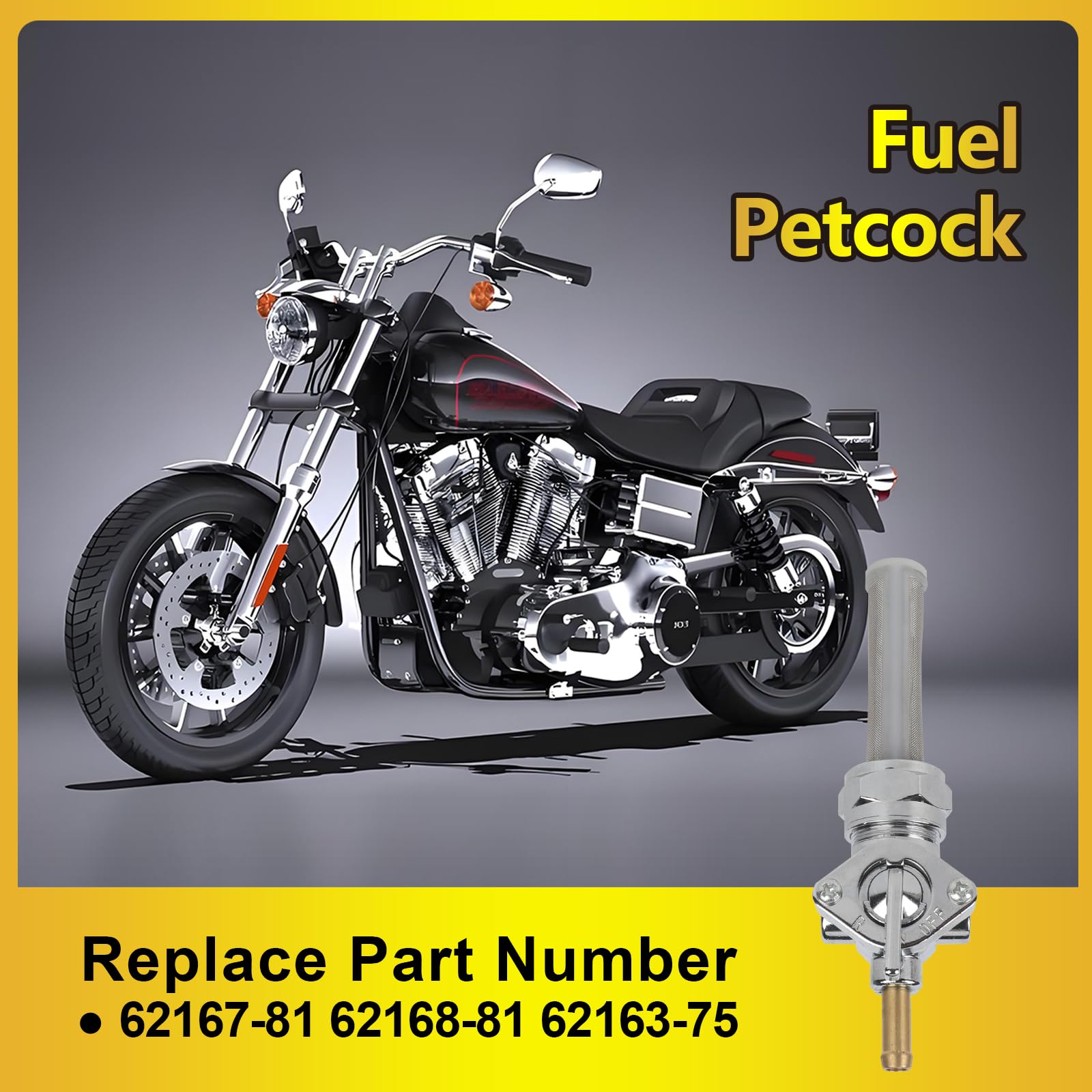 Amazon.com: Harley fuel Petcock Fuel Shutoff Valve for Harley