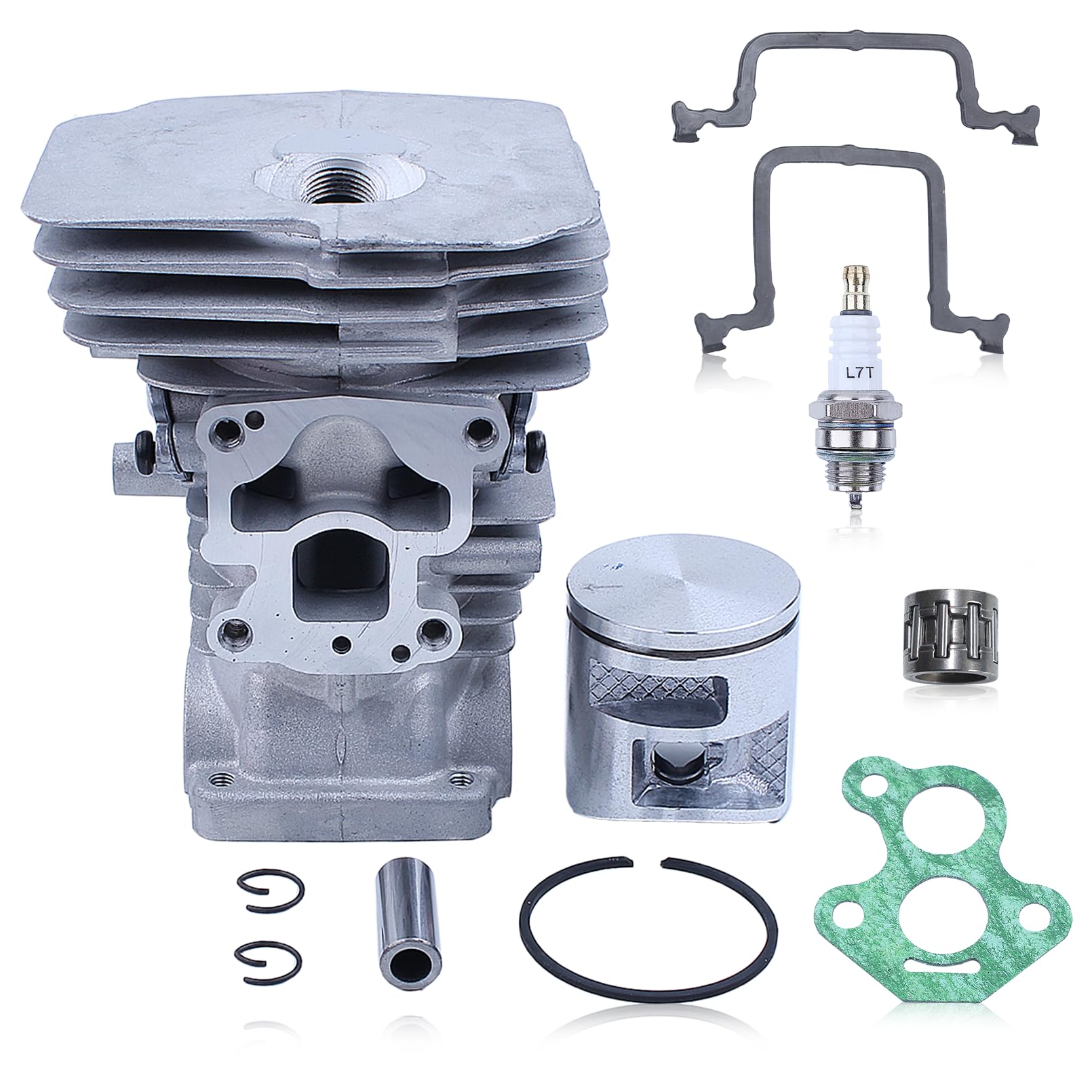Kit pistone cilindro per Husqvarna 435 440E 135 140 Jonsered CS2240 motosega 504735101 Guarnizione Cilindro Guarnizione Carburatore Candele