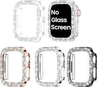 Goton 4-Pack Bling Case for Apple Watch 41mm Series 9/8/7
