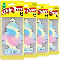 Vista 37 de Little Trees - Ambientador de árbol colgante que proporciona un aroma de larga duración para tu hogar o tu auto. Aroma Black Ice, 24