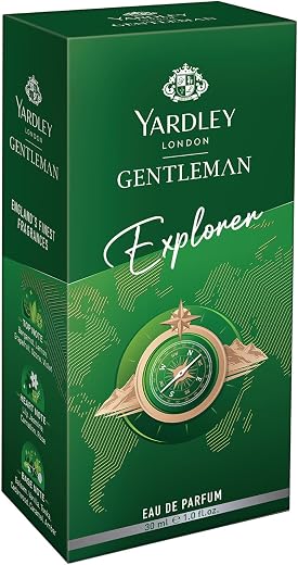 Yardley London Gentleman Explorer|England's Finest Fragrance|EDP Perfume For Infinite Adventure|30 ml
