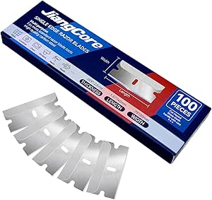 Amazon.com: 100 Count Single Razor Edge Blades – Premium SK5 Carbon ...