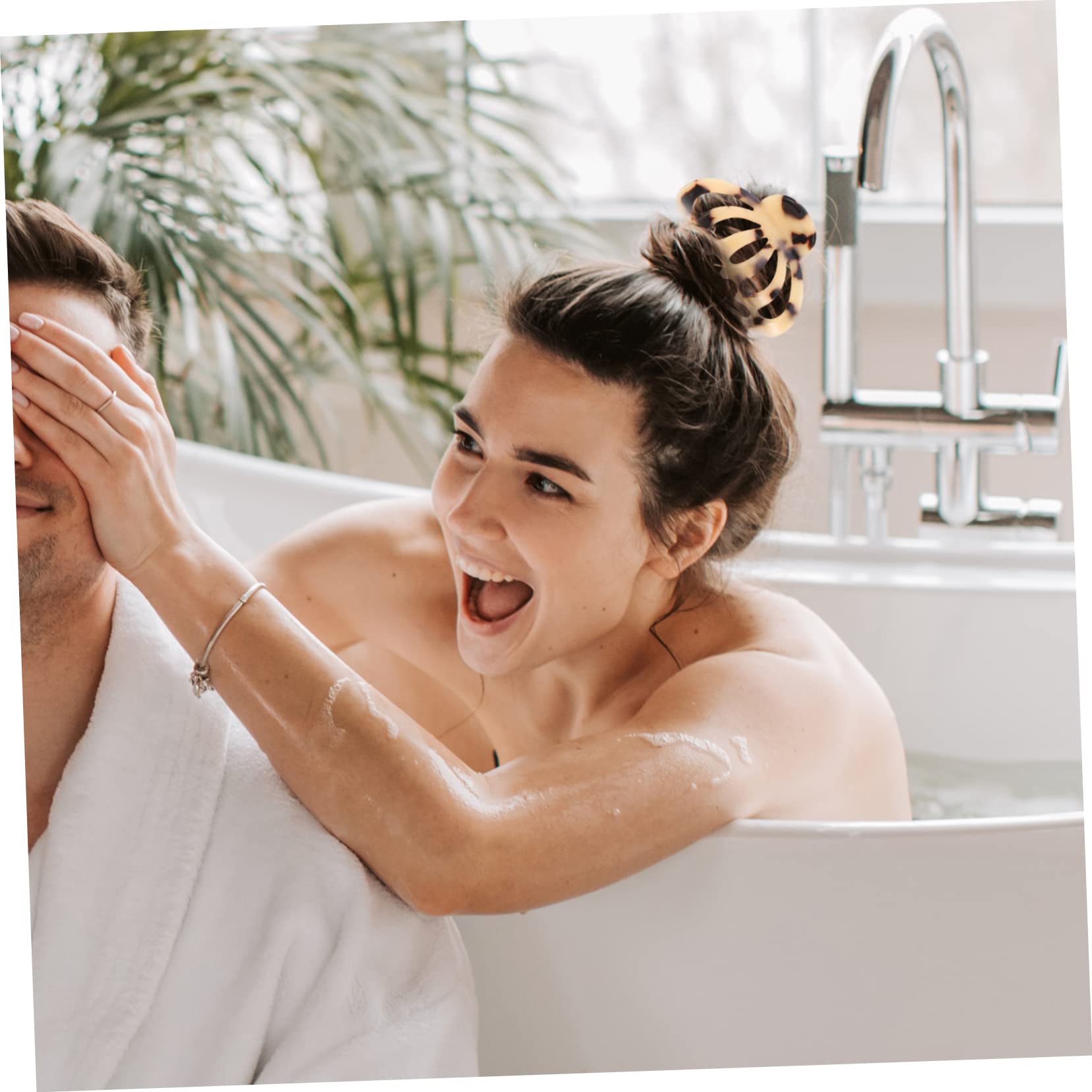 MAGICLULU 8 Stk Haarklammer Krallenclips Für Frauen Krallenhaarspange Haarkrallen-bananenclips Haarspangen Für Dickes Haar Französische Haare Acetatfolie Ausgabekarte Fräulein Essigsäure