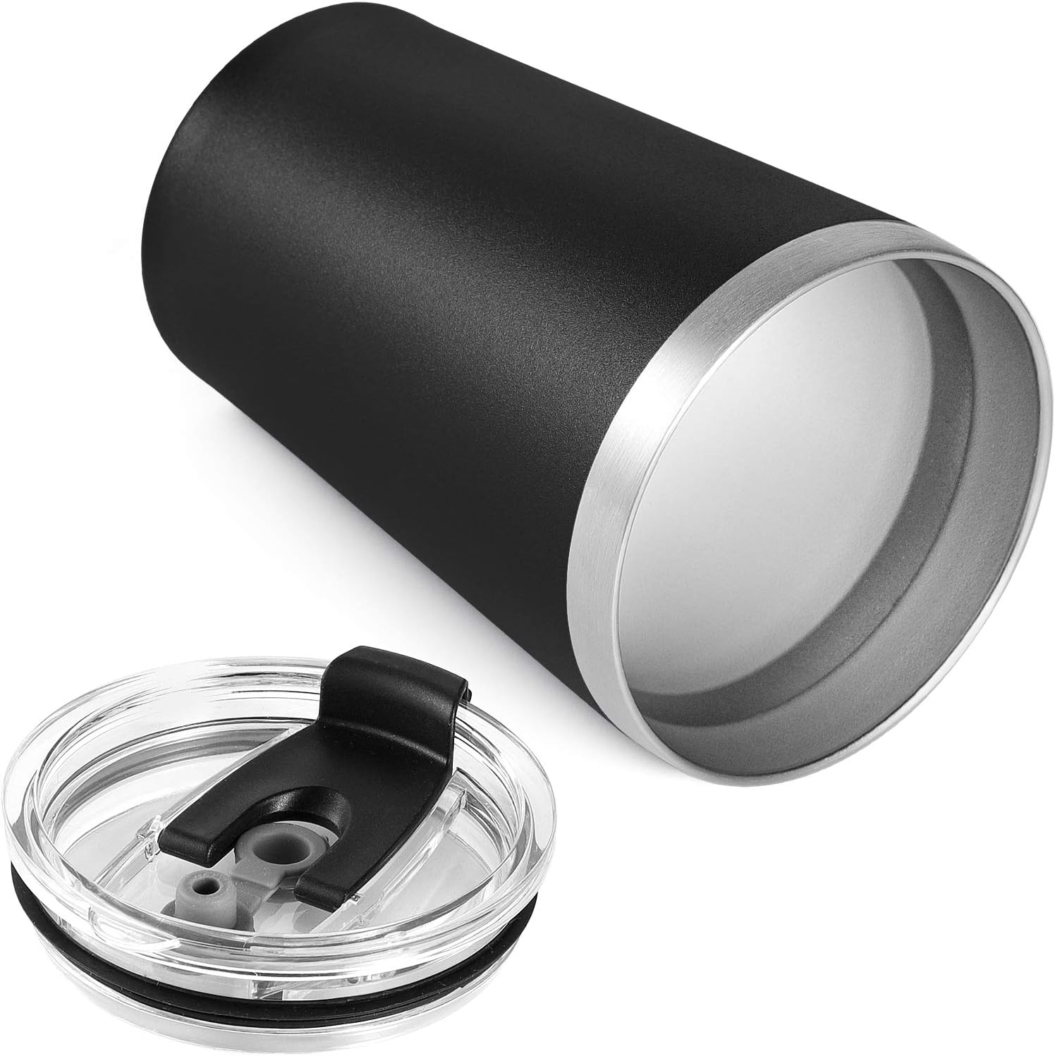 VEGOND 12oz Tumbler Stainless Steel Tumbler bulk Vacuum Insulated Double Wall Travel Tumbler with Lid and Straw Reusable Tumbler, Black 12 Pack - Image 7