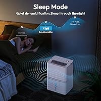 Vista 4 de 5000 Sq.Ft Dehumidifier for Basement and Home, 75 Pints Most Efficient Energy Star 2025 Dehumidifier with Drain Hose, Smart Humidity Control