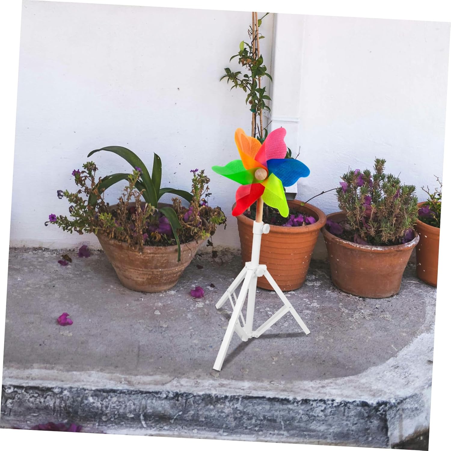 Milisten Robust Umbrella Stand Windmill Base for Patio Parasol Portable Umbrella Base Easy Installation