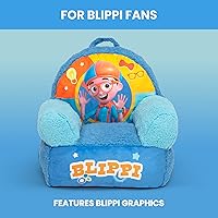 Vista 4 de Delta Children - Silla Blippi Cozee Buddy para niños, color azul