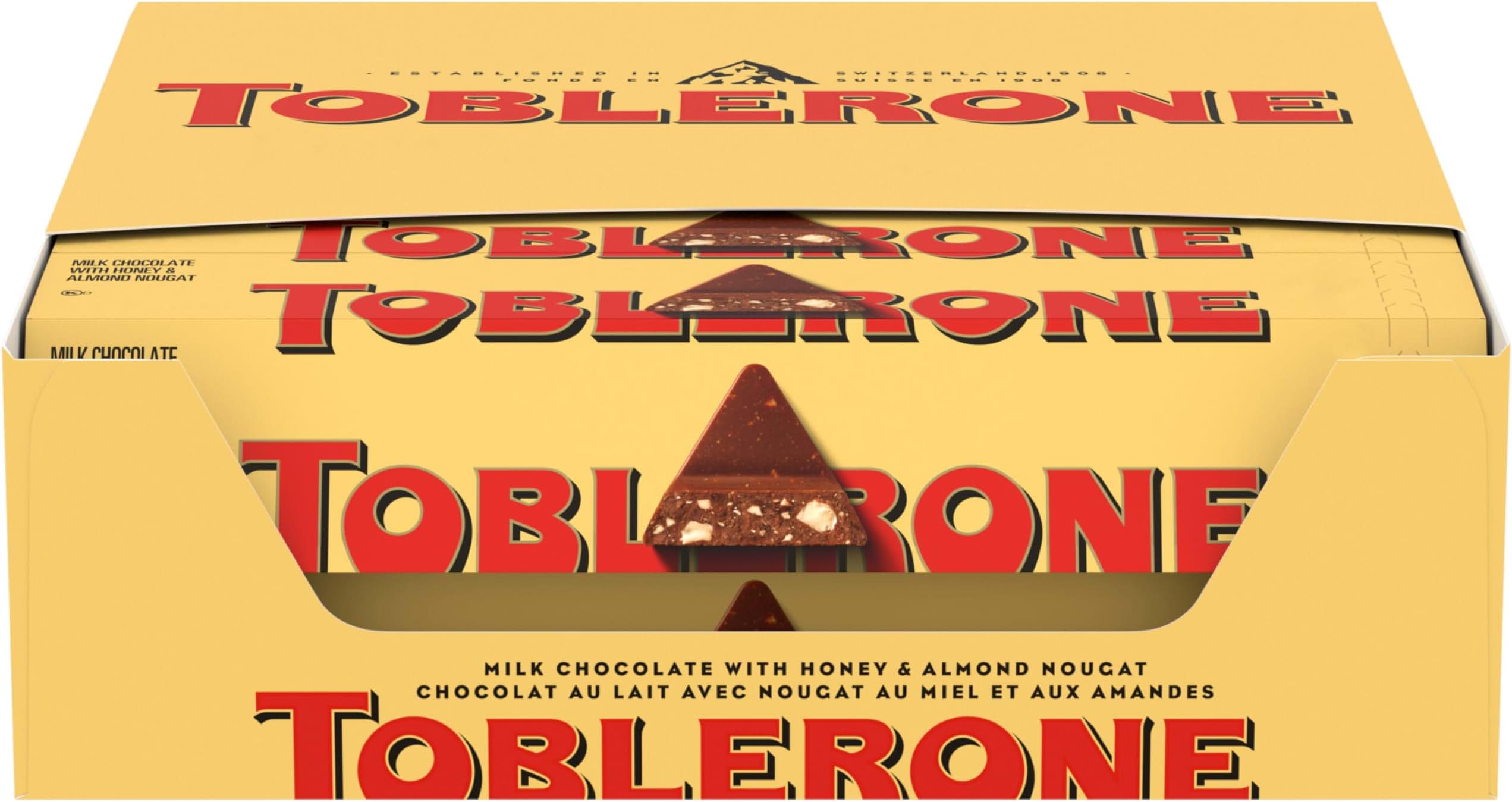 Toblerone Swiss Chocolate Almond Nougat