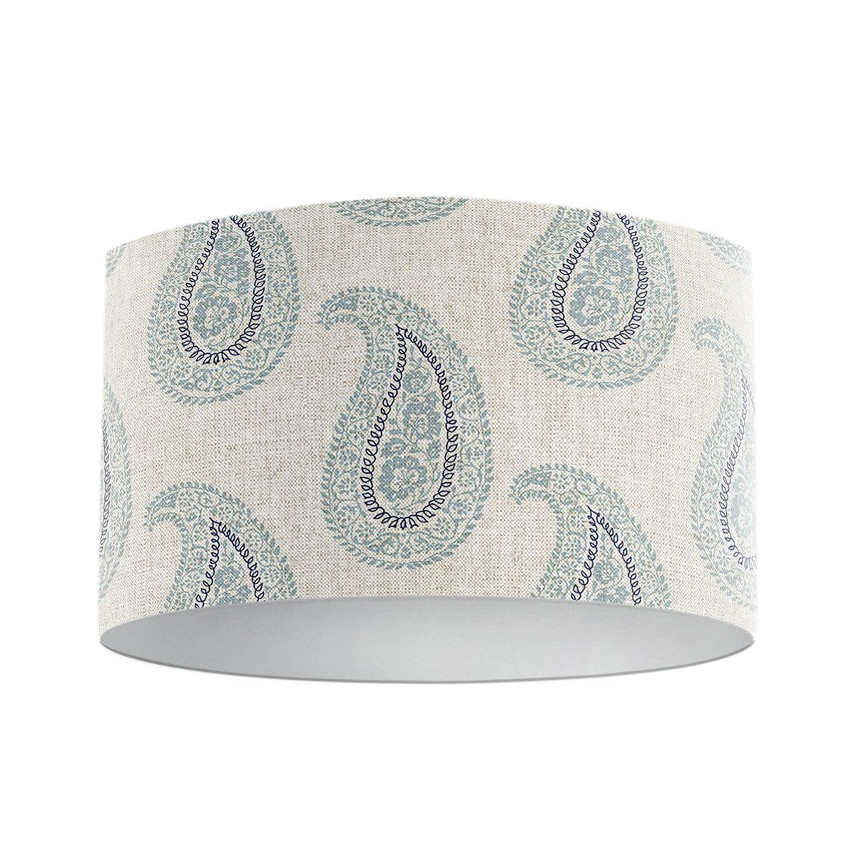 Harrison Cropper Azure Jaipur Drum Lampshade (, 35Cm Diameter Table/Standard Lamp)