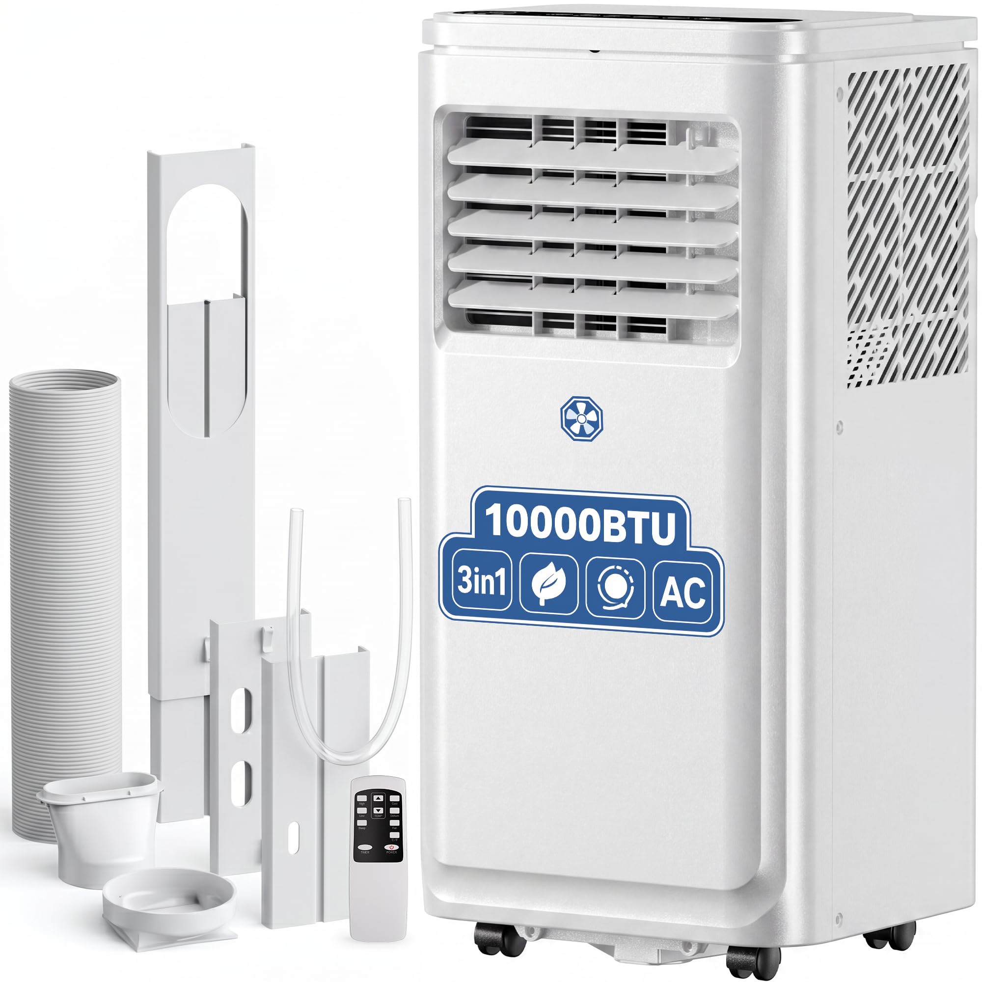 �️AKIRES 10000 BTU Portable Air Conditioners,3-IN-1 Portable AC Unit With Fan & Dehumidifier,Remote Control,24H Timer,Sl — beauty deal on Shopping With Noya