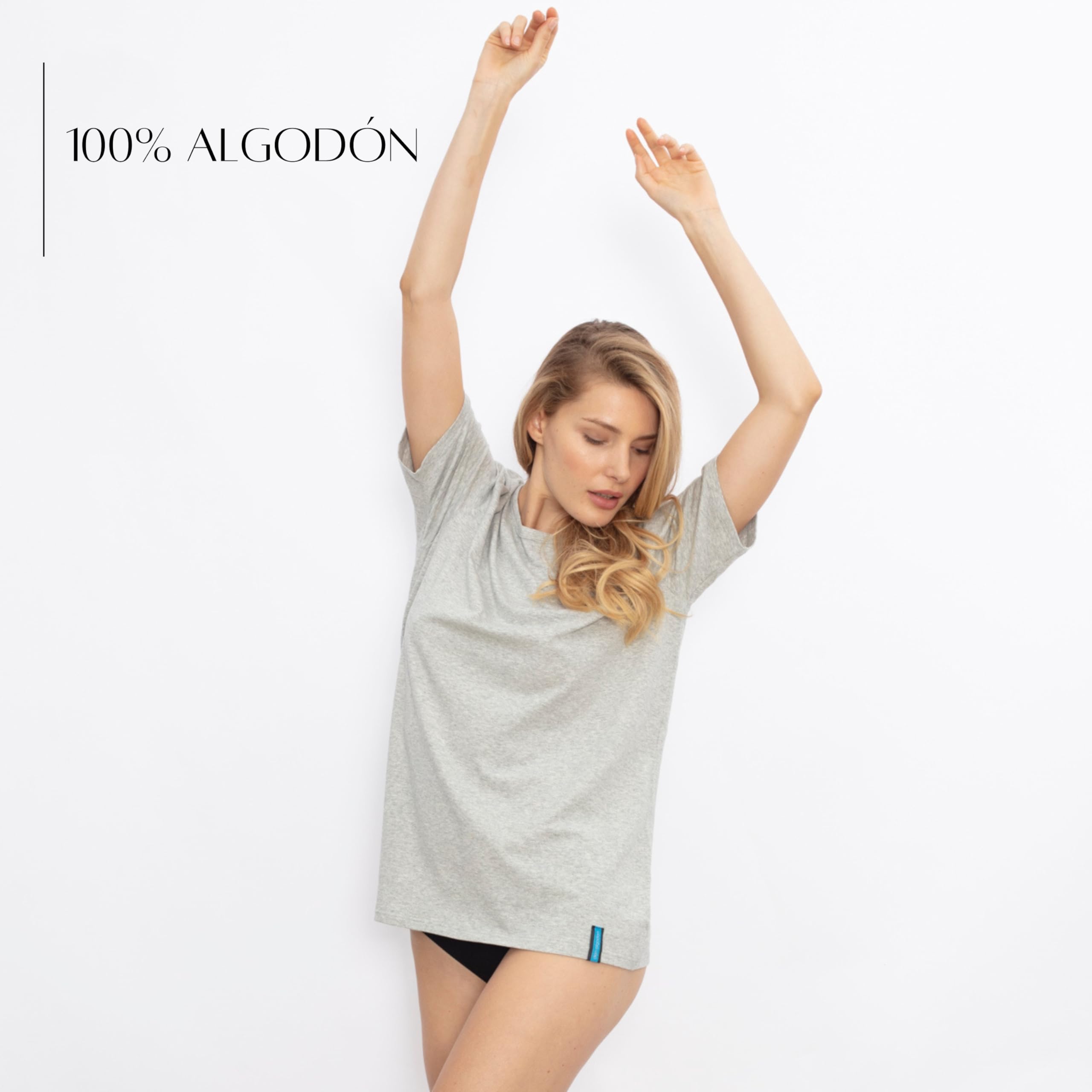 DON ALGODON | Pack 3 Camisetas Interiores 100% Algodón