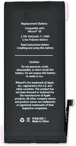 Global Tech Parts Good Quality Replacement Battery Compatible For iPhone XR (A1984, A2105, A2106, A2107, A2108)