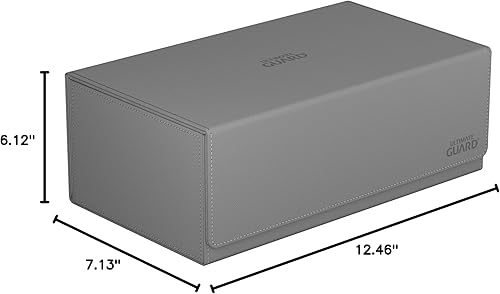 Vista 80 de Ultimate Guard Arkhive 400+, Deck Case for 400 Double-Sleeved TCG Cards, Petrol, Compatible with Boulders, Magnetic Closure & Microfiber Inner Lining