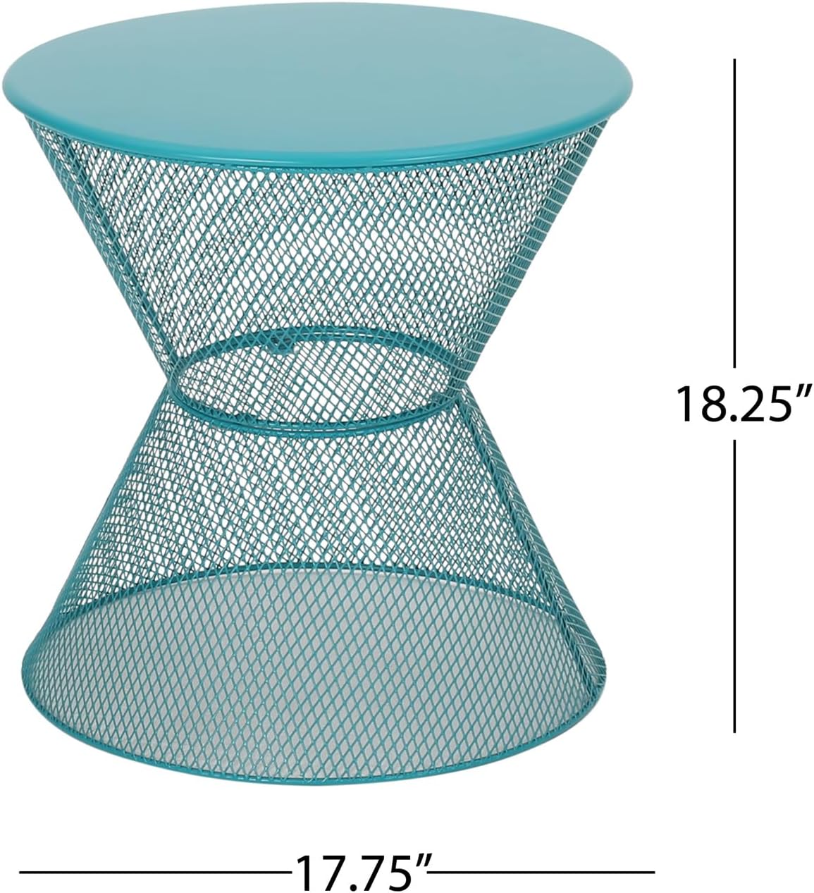 Modern Dining Table, Patio Decoration Table with Stylish and Durable Design, Open Storage Space, Compact Design, Perfect for Garden, Backyard and Patio