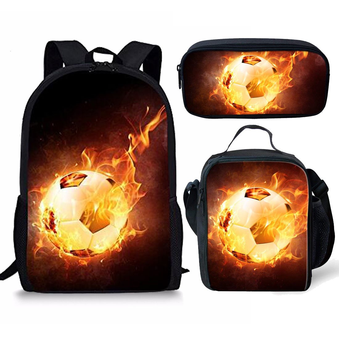 Showudesigns - Zaino da calcio con stampa fredda, per bambini