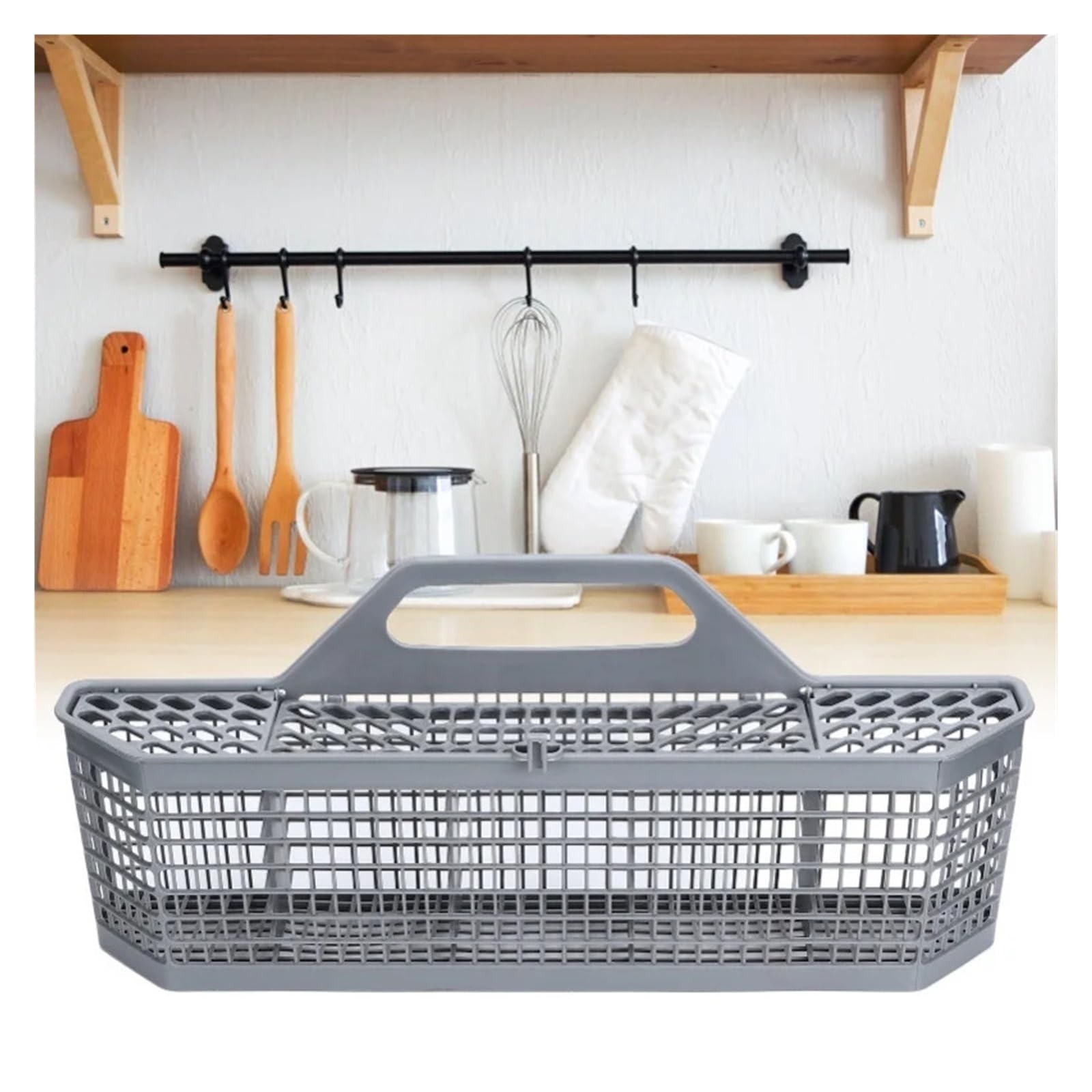 Cesta de cubiertos for lavavajillas, almacenamiento plástico Universal for GE WD28X10128