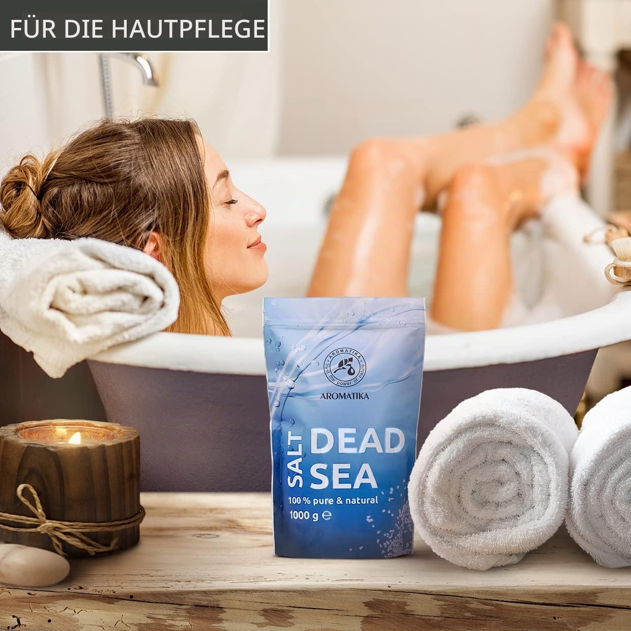 Totes Meer Mineral Badesalz 5000g - Mineralsalz - Therapie Reich & Mineralsalzen - Badezusatz - Badesalz - Besten für Guten Schlaf - Körperpflege - Schönheit - Entspannung - SPA