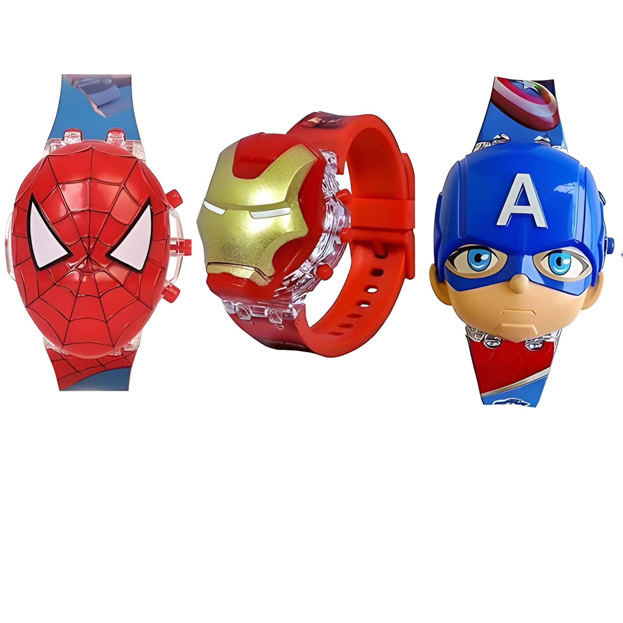 ALNA-TURA Digital LED Avengers Watch for Kids (Spiderman Ironman Caption America) Watch for Kids Boys,for Birthday Return Gifts Party,Gift for Childrens Birthday,Digital watch kids (Age 3+) (B0CCMPB5VR) Amazon Price History, Amazon Price Tracker