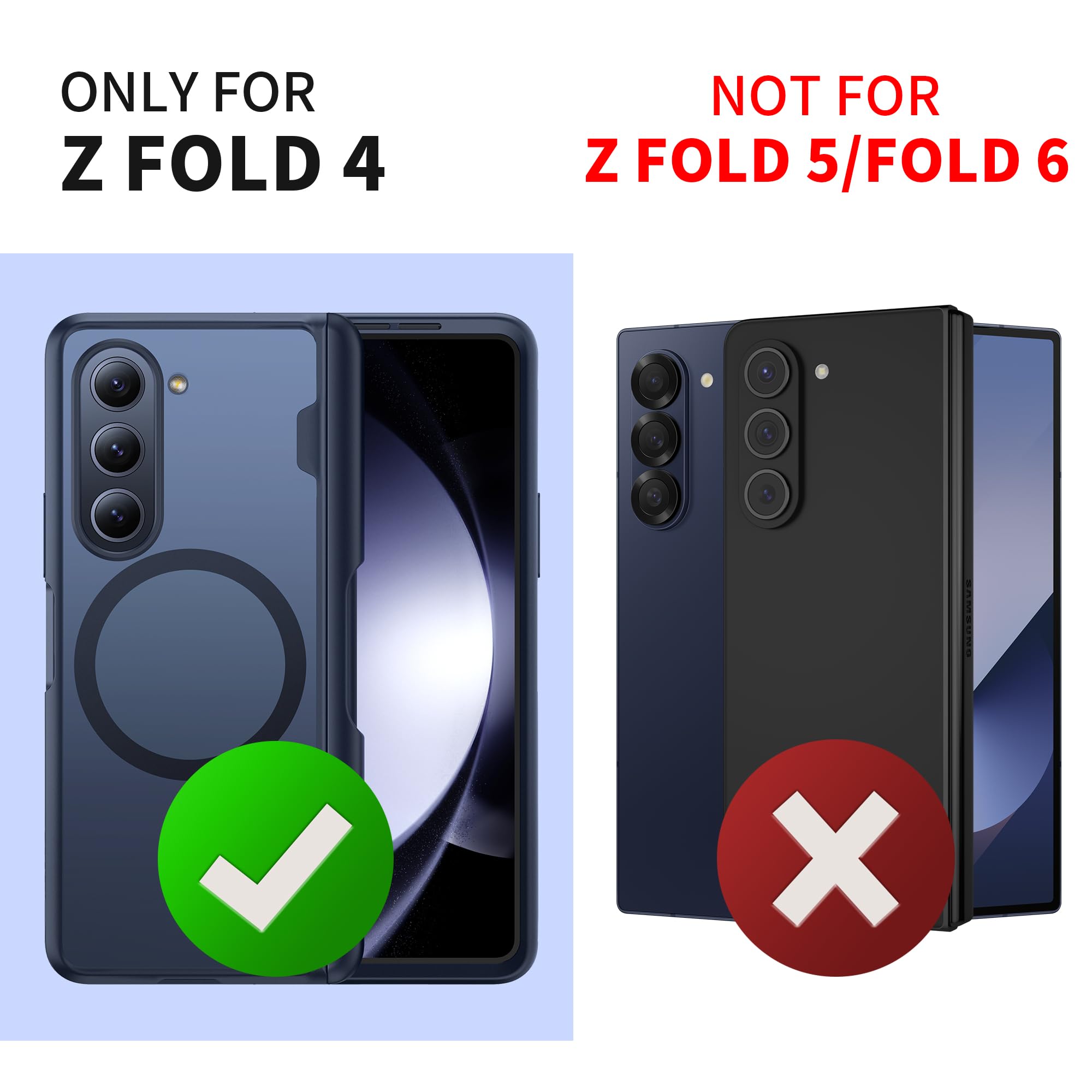 Amazon.com: MOBOSI Magnetic for Samsung Galaxy Z Fold 4 Case